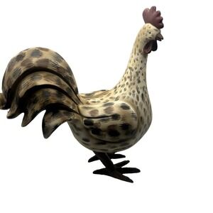 Farmhouse Chic 14" Rooster Statue – Country  Decor